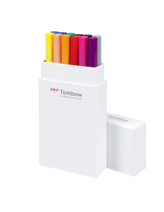 Set 12 rotuladores Dual Brush Tombow colores primarios