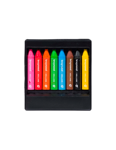 Estuche de 8 ceras gruesas infantiles