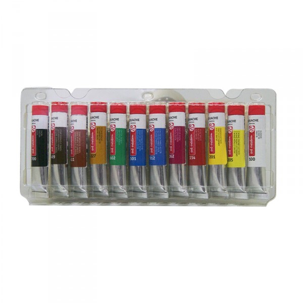 Caja de Tempera con 12 Colores