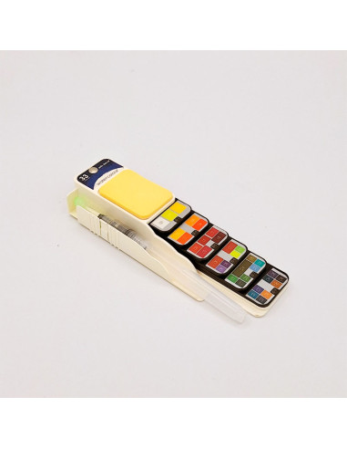 Caja acuarela abanico