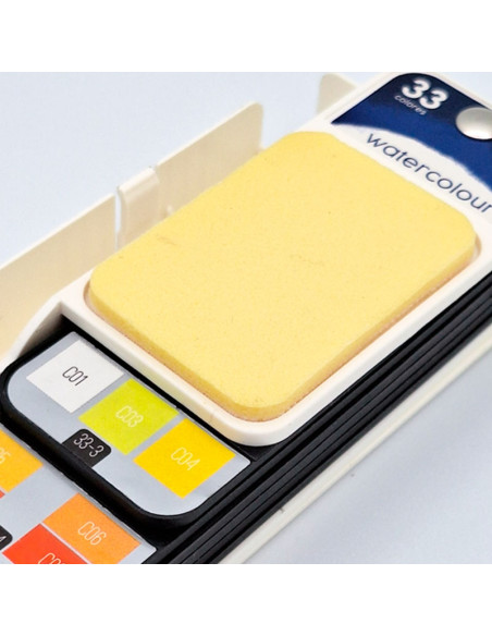 Caja acuarela abanico