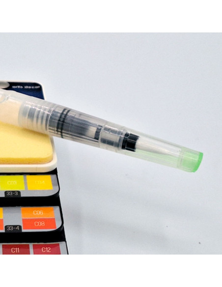 Caja acuarela abanico