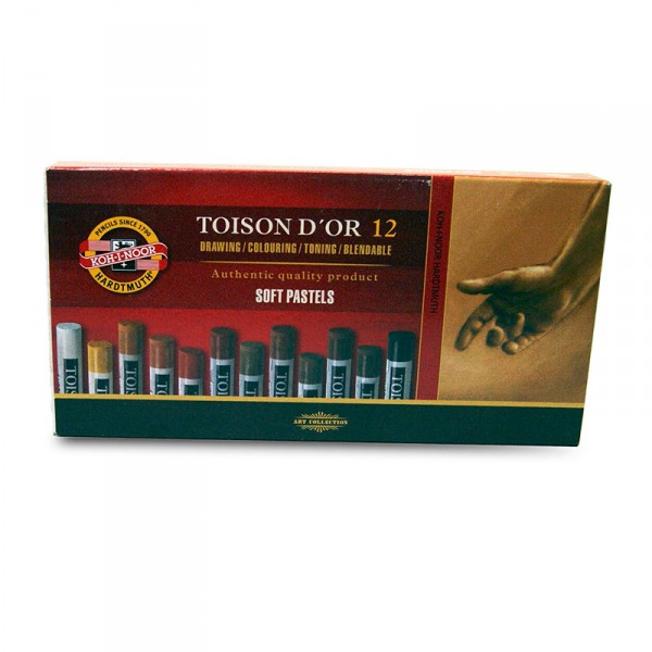 Caja 12 Barras Pastel Tonos Tierra 2