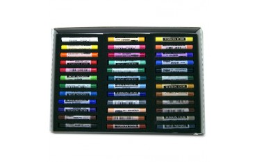 Caja 36 Barras Pastel Colores Surtidos