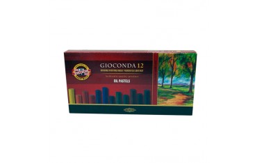 Caja de 12 Barras Pastel al Óleo Gioconda