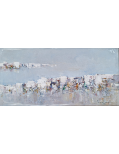 Cuadro abstracto alegoría por José Caballero