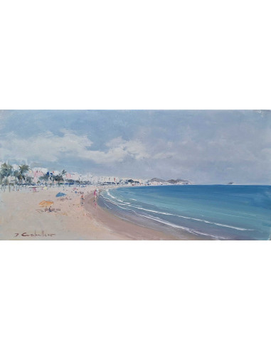 Playa Villajoyosa por José Caballero