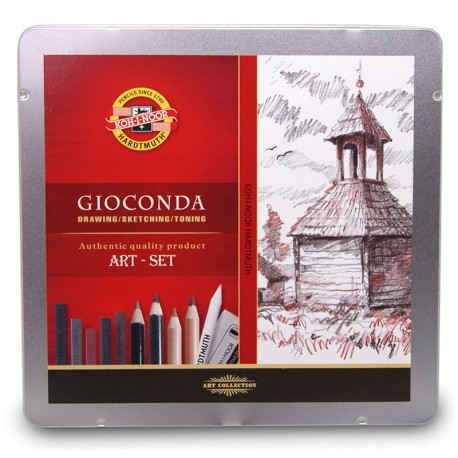 Caja 24 Piezas Dibujo Gioconda - Ref.8899