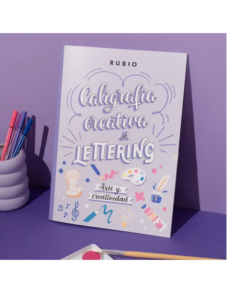 Cuaderno Caligrafía Creativa y Lettering Arte y Creatividad Rubio