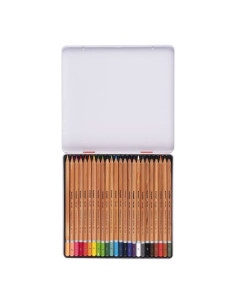 Estuche metálico 24 lápices de colores Expression
