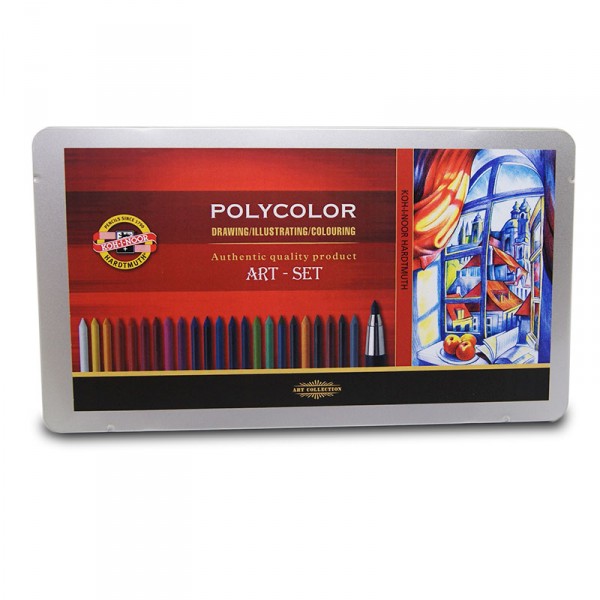 Caja con 24 Minas de Colores + Portaminas 2