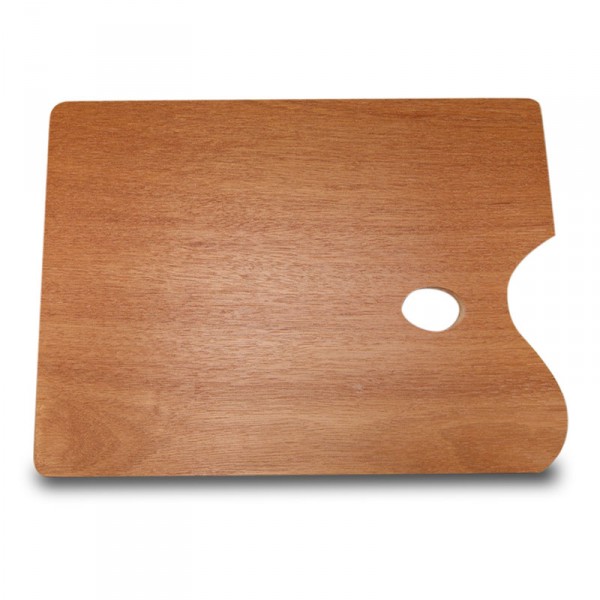 Paleta Madera Cuadrada Barnizada