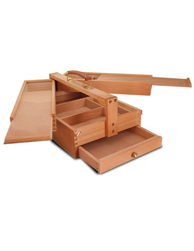 Maletín Extraible de Madera para Pintura Maletín Extraible de Madera para Pintura