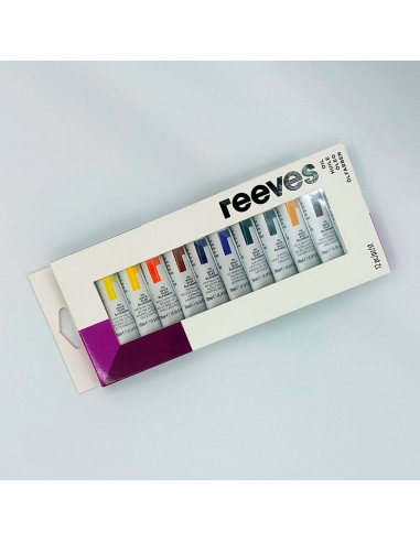 Estucdhe colores Reeves óléo