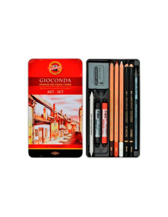 Caja Metálica Art-Set Gioconda 10 piezas