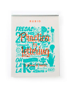 Cuaderno de bocetos- Practica tu Lettering