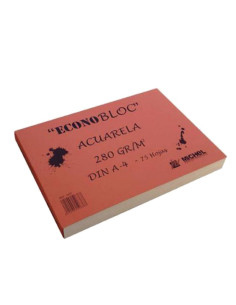 Econobloc Acuarela 280 gr - 4 tamaños